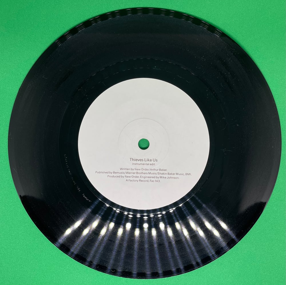 New Order - Shellshock/Thieves like Us 1986 7” 45rpm