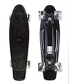 Street Surfing Plastic Cruiser Skateboard - Black Marble