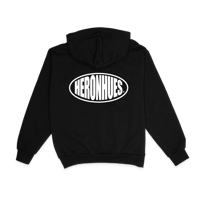 Image 2 of OVAL BLACK HOODIE