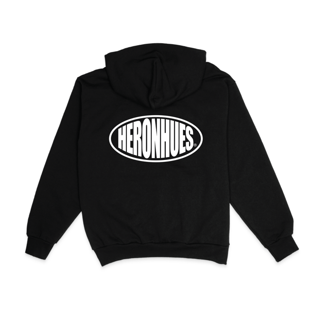OVAL BLACK HOODIE