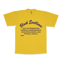BLACK EXCELLENCE YELLOW SHIRT
