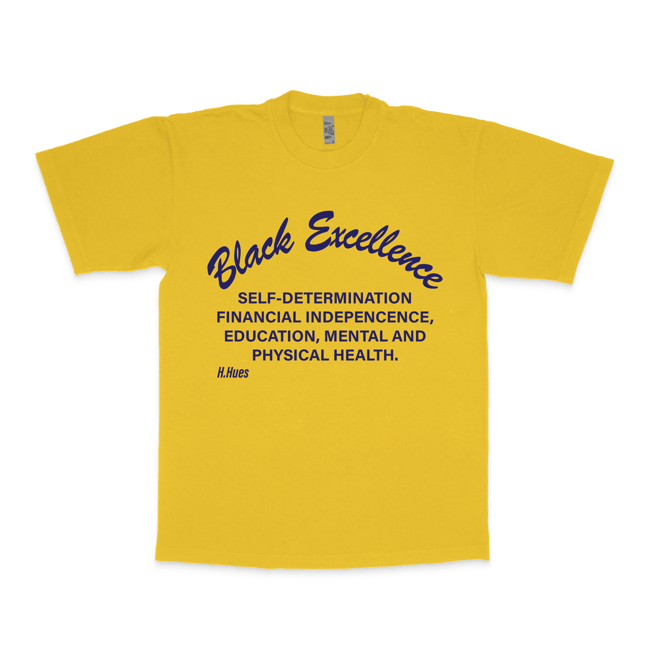 BLACK EXCELLENCE YELLOW SHIRT
