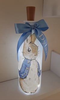 Image 4 of Peter Rabbit LED Bottle,Peter rabbit nursery,Peter rabbit new baby gift,Peter rabbit night light