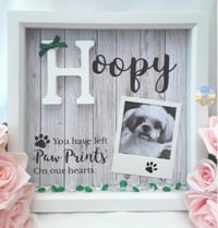 Image 1 of Personalised Pet Loss Frame,Pet Memorial Frame,Pet Loss Gift, Pet Initial Frame,Pet Remembrance Fram