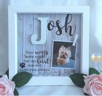 Your wings were ready but my heart was not fame,Personalised Pet Loss Frame, Pet Memorial Frame,Pet 