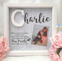 Image 1 of Personalised Pet Loss Frame,Pet Initial frame,Pet Memorial Frame, Pet Loss Gift