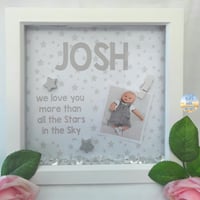 Personalised New Baby Frame, New Baby Gift,Nursery Frame,Stars Nursery Decor,Baby Room Decor