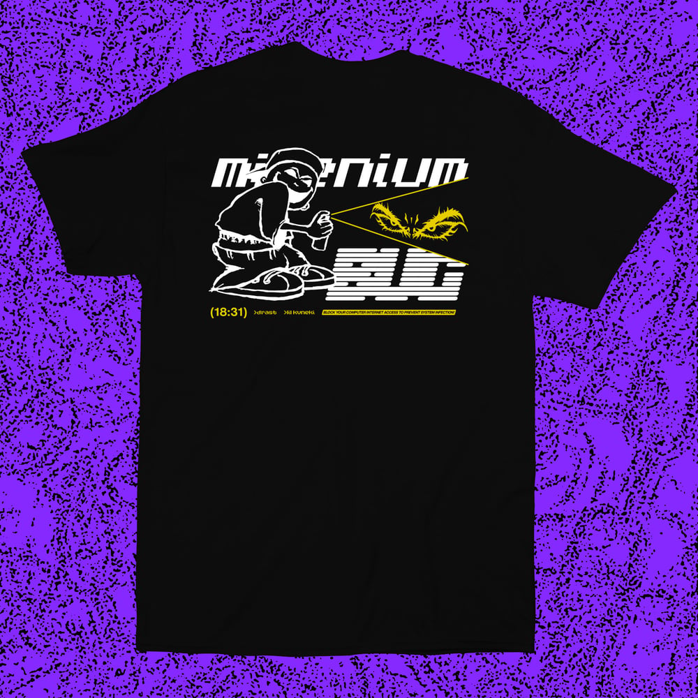 Image of Nic Paranoia x Psicologi: T-Shirt "MILLENNIUM BUG X"