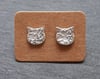 Cat stud earrings