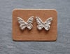 Butterfly stud earrings 
