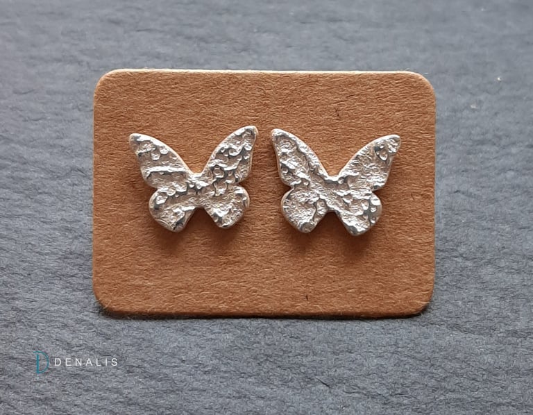 Butterfly stud earrings