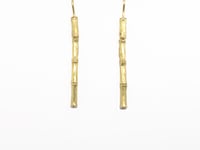 Image 2 of Bamboo Long Dangle Earrings 