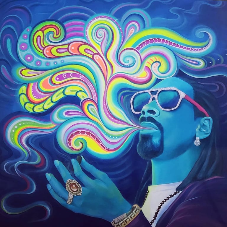 "Snoopadelic" 12x12" print