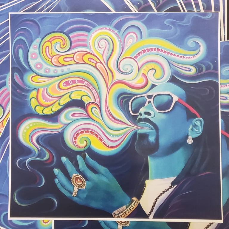 "Snoopadelic" 12x12" print Image 2