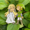 Skyward Sword Zelda & Link enamel pin (Limited Edition)