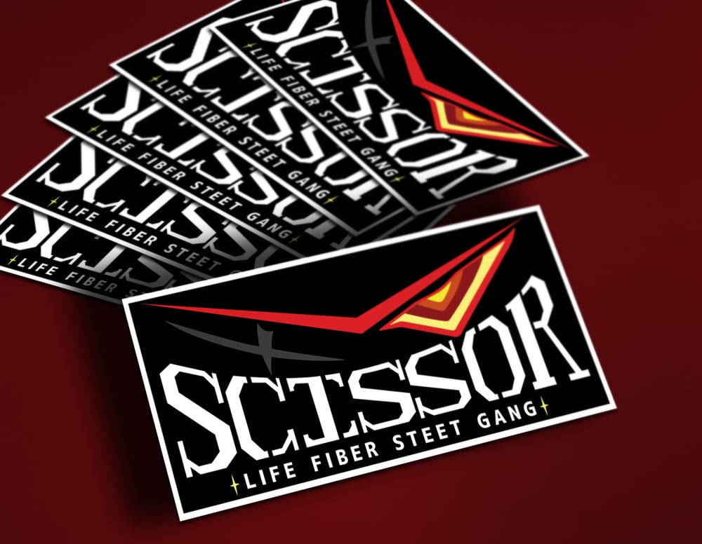 Image of Scissor Team Sticker