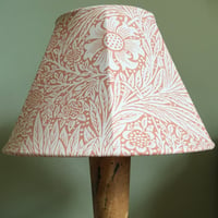 Image 4 of William Morris 'Marigold' Fabric Lampshade 12 inch