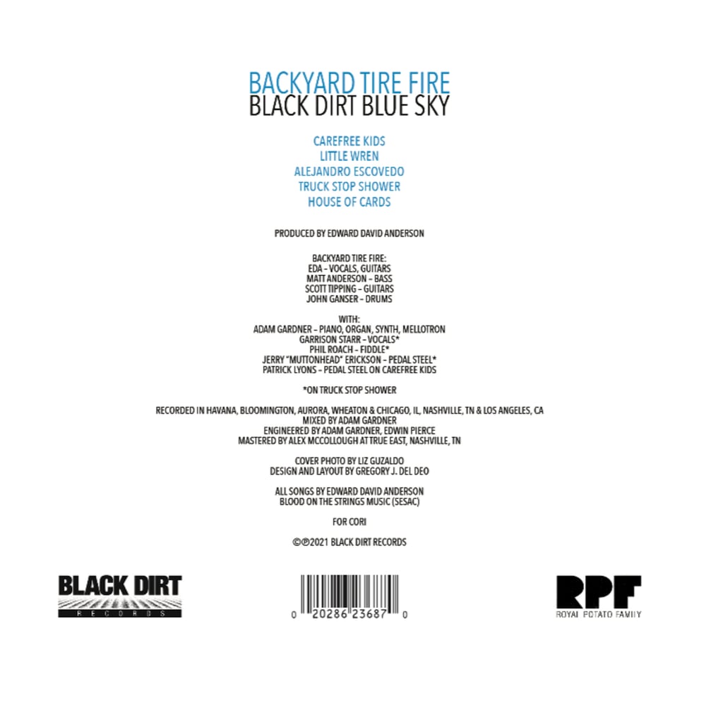 BTF- Black Dirt Blue Sky - CD