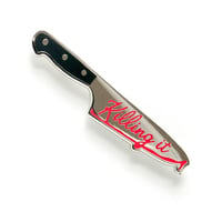 Image 1 of KILLING IT KNIFE PIN