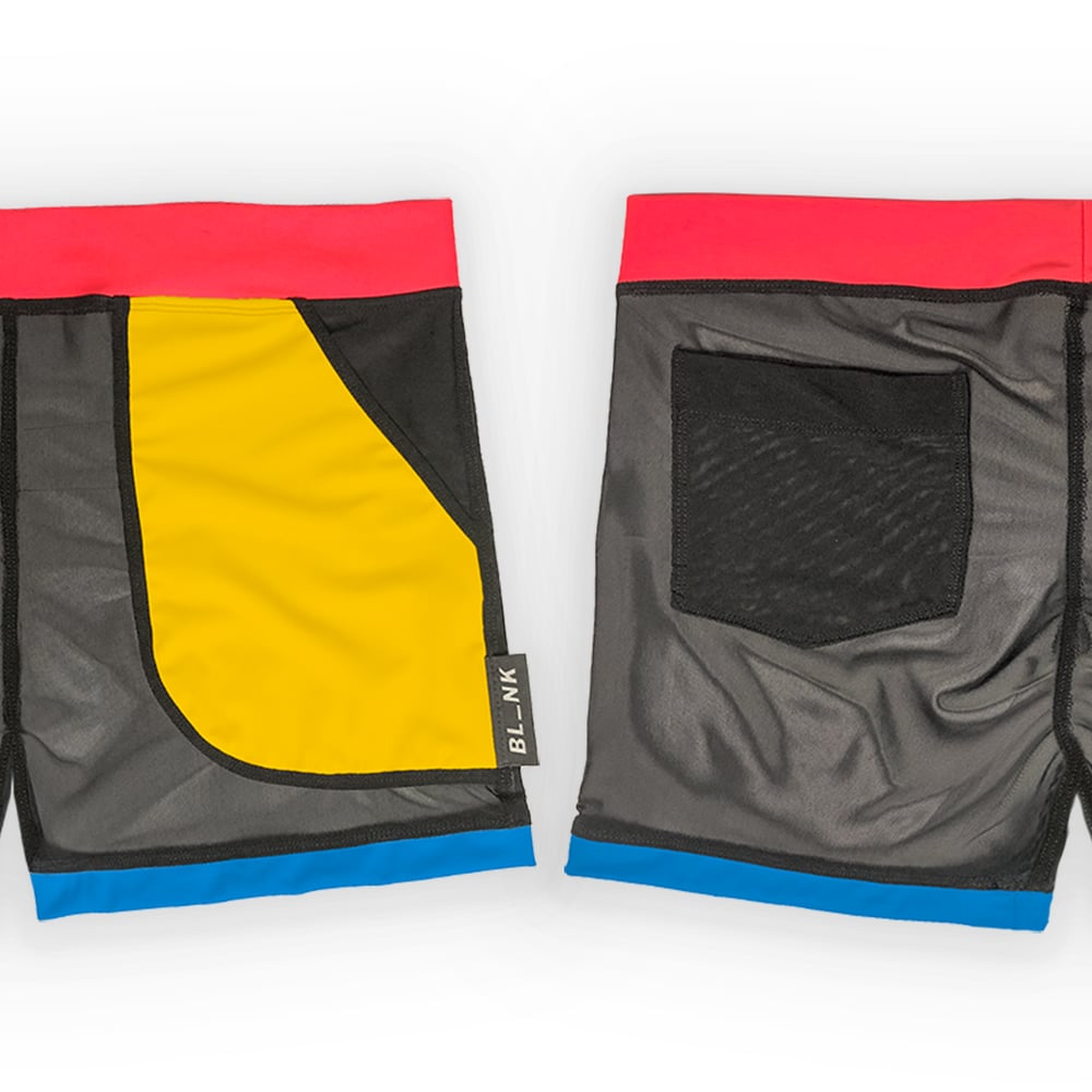 Primary Color Mesh Shorts