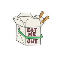 Image 1 of EAT ME OUT - TAKE OUT FOOD PIN