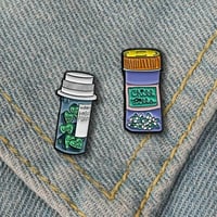 Image 2 of CHILL PILLS & ADDICTED TO LOVE PIN SET