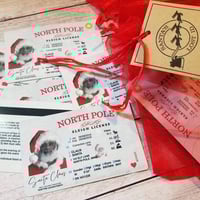 Image 1 of Black and White Santa License