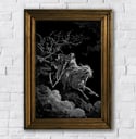 Gustave Dore Poster - Gustave Doré "Death on the Pale Horse" - Devil - Lucifer 