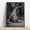 Gustave Dore poster - Gustave Doré "Vivien and Merlin Repose" - Merlin print - Gustave Dore print 