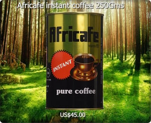 Image of Africafe instant coffee from Tanzania