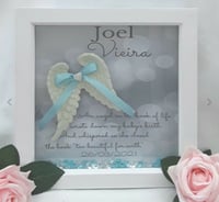 Personalised baby loss box frame, baby boy ​memorial frame,baby loss gift,angel baby frame