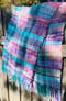Image of Sunset Blue Woven Scarf or Wrap