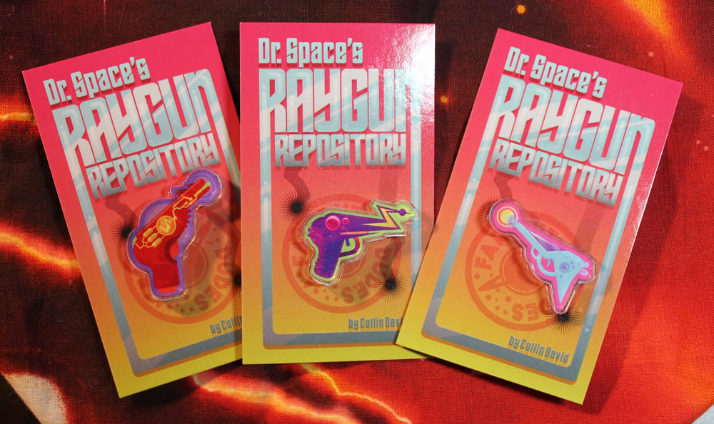 Image of Sci-Fi Raygun Pins!