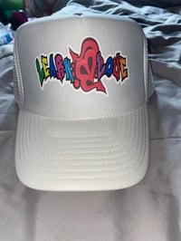 White dad cap 