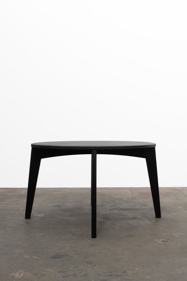 BOAT HOUSE DINING TABLE IN TORCHED TASMANIAN OAK