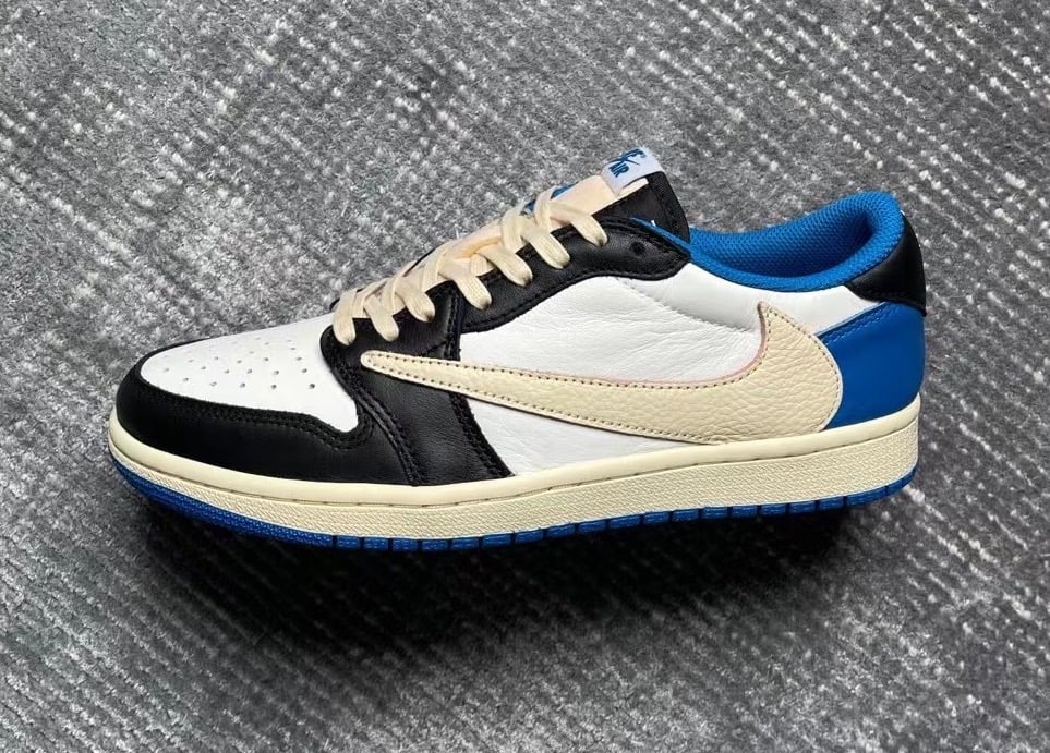 Travis Scott X Fragment X Air Jordan 1 Low Og Flykicksonly216