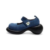 Image 4 of Denim Mary Jane Platform Shoes