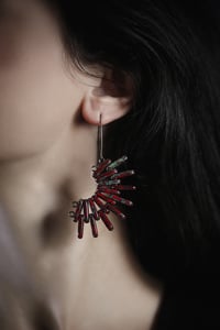 Image 2 of SPOKED hanging earrings