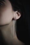 SIMPLE SILVER front+back earrings