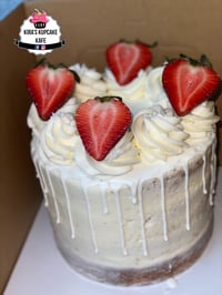 Image 1 of Strawberry Drip Cake 