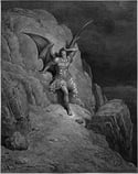 Gustave Dore Poster - Gustave Doré "Lucifer"- Angel of Death - Devil - Lucifer - Satan - Occult