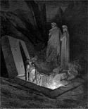Gustave Dore Poster - Gustave Doré "Inferno / Divine Comedy"- Dante - Death - Devil - Lucifer 