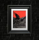 Lucifer Poster - Demon Angel Jugendstyle - Classic Vintage Esoteric Art Occult Devil Satan Jugend Wi