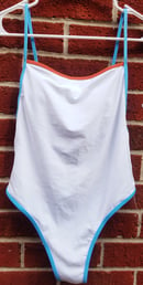 Image 2 of Color Block Trim  Aerie Swim Suit