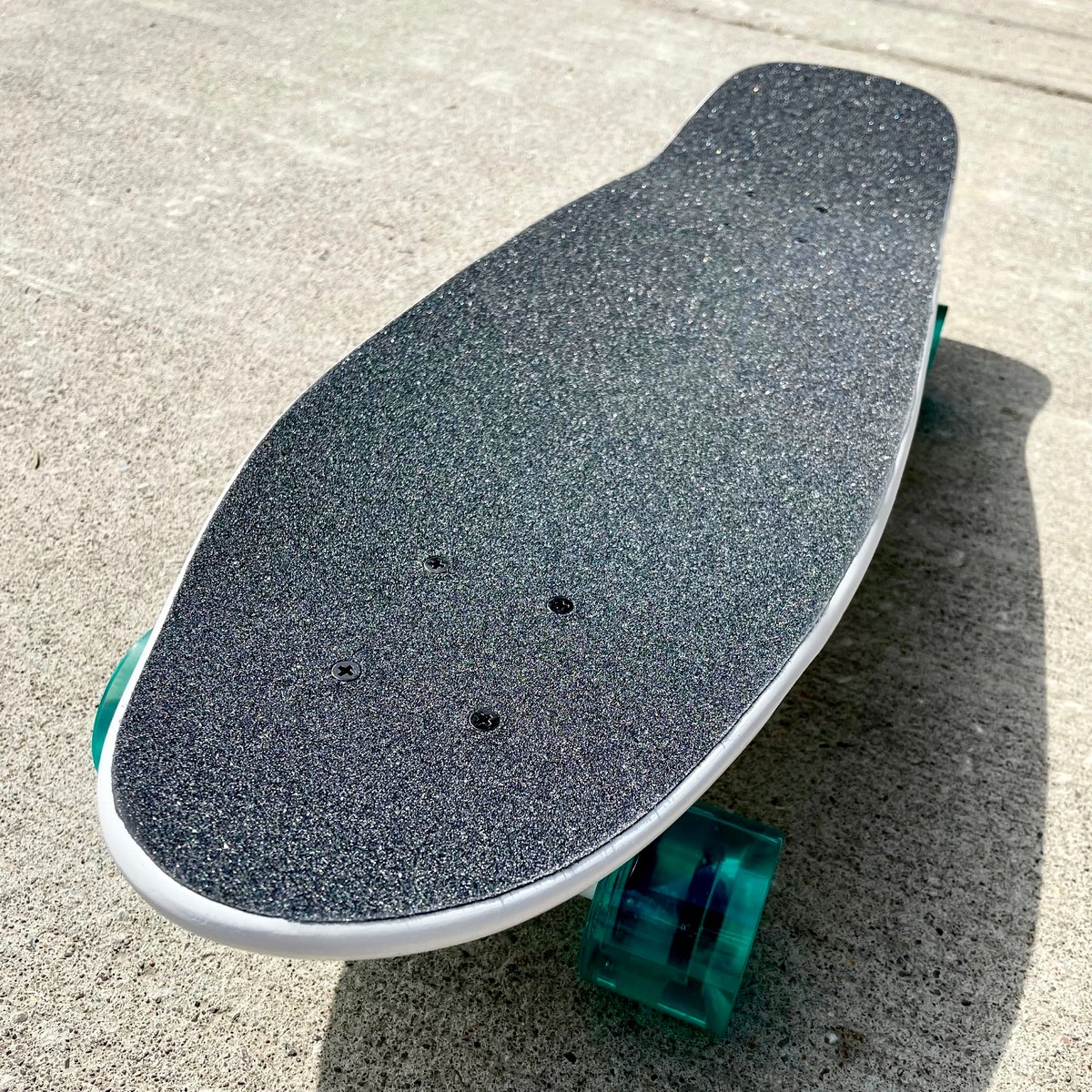 Image of Black and White 8” Complete Cruiser