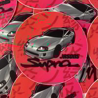 Jason's Supra Logo Sticker