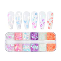 Image 2 of Spring Color Butterflies/ Flower Nail art Box 