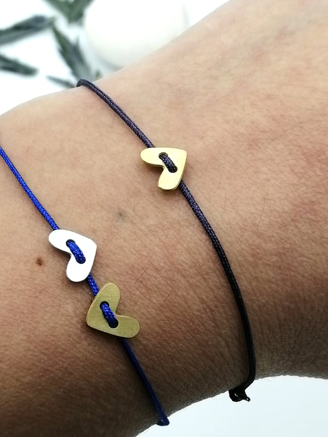 BRACCIALE ARCAICA CUORE DOPPIO