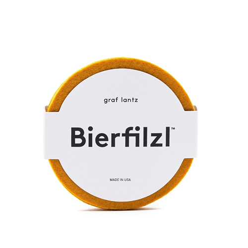 Image of  Bierfilzl Round Coaster Felt Solid 4 Pack