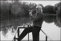 Charlie Rich fishing, Colt, Arkansas, 1992